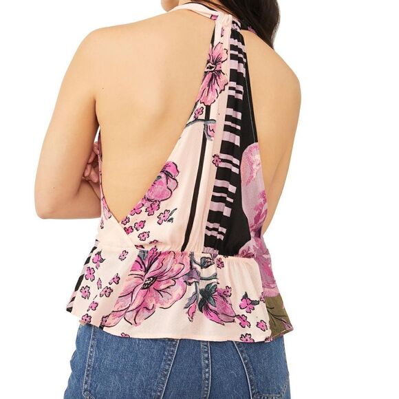 Hot Tropics Free People floral lightweight halter - Picture 4 of 4
